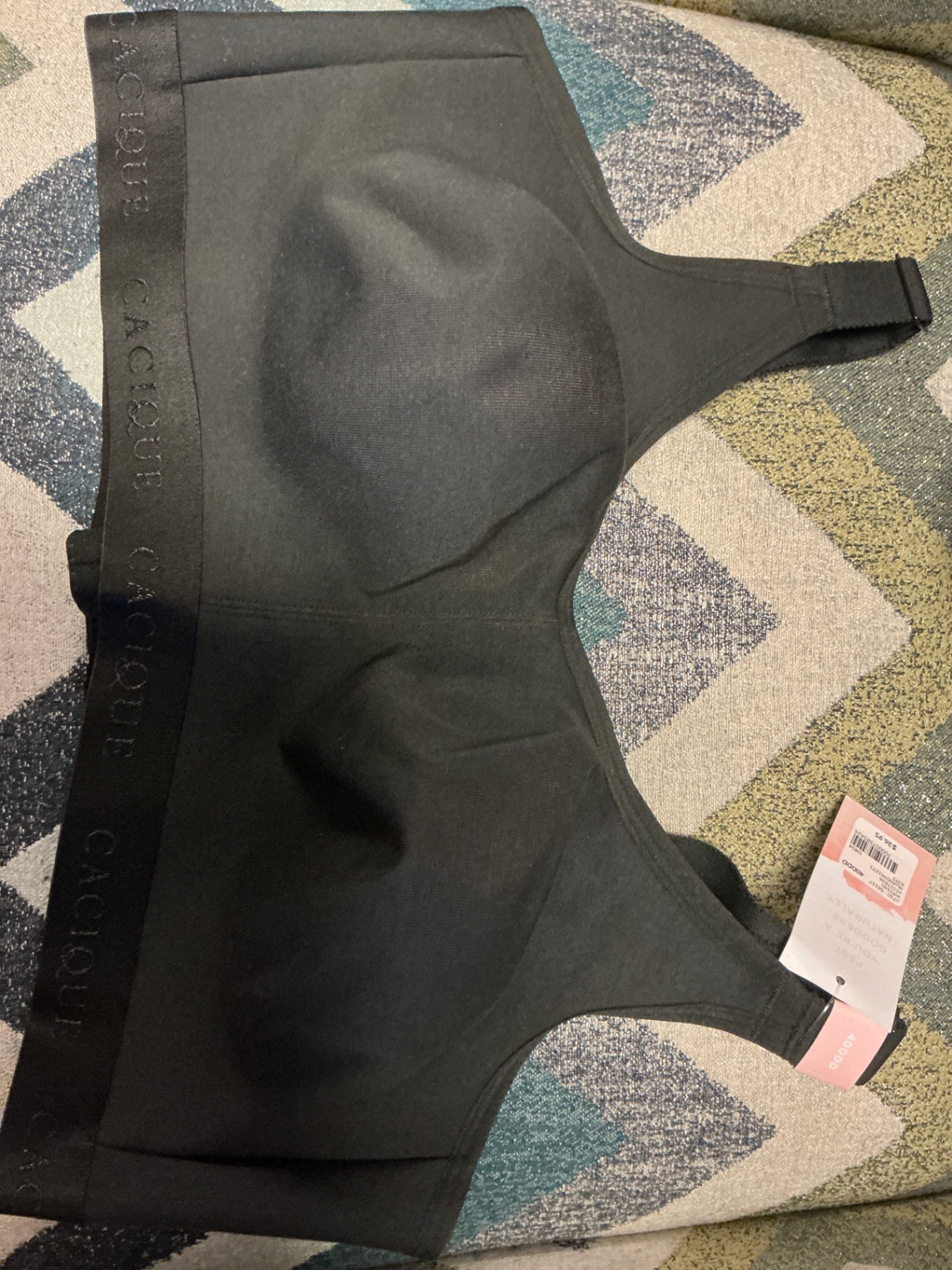 Lane Bryant Cacique Unlined Full Coverage No-Wire Bra - Black - 40DDD NWT