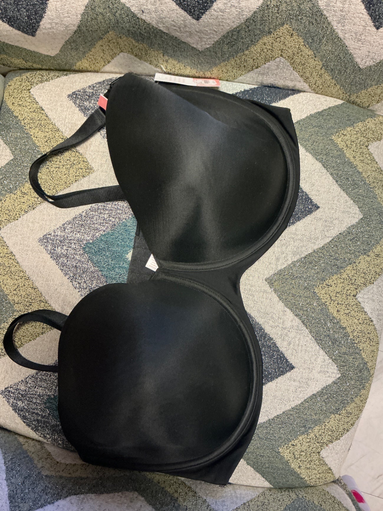Lane Bryant Cacique Lightly Lined Multi-Way Strapless Bra - Black - 44I NWT