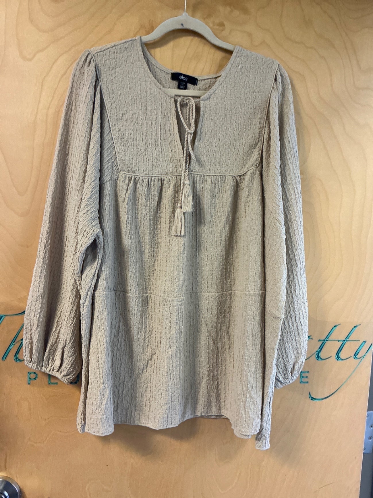 Ellos Blouse - Beige - 22/24
