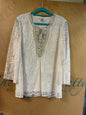 Reba Blouse - White - XL NWOT