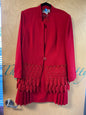 Ben Marc Skirt Suit Set - Red - 16