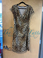 Wilde Dress - Leopard print (tan, black, white) - XL
