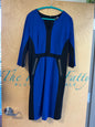 Shelby and Palmer Dress - Blue and Black - 16
