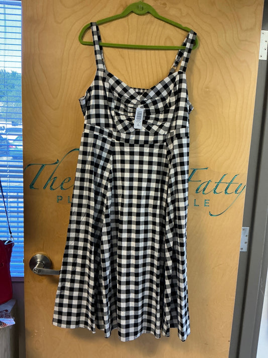 Torrid Dress - Black and White - 2