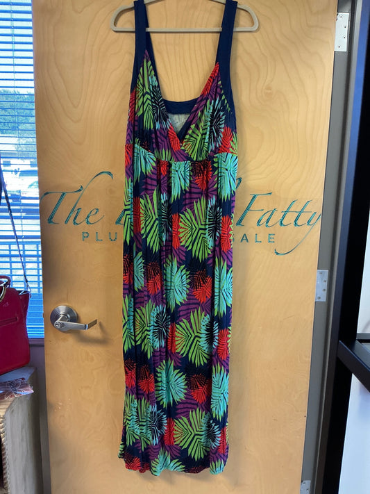 Lane Bryant Cacique Maxi Dress - Multicolor - 22/24