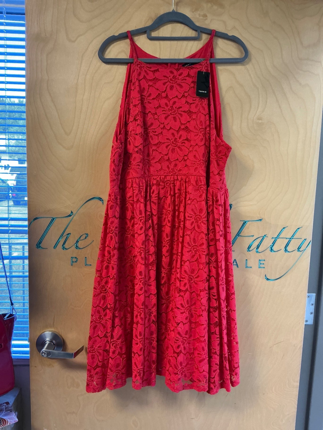 Torrid Halter Dress - Coral - 24