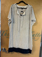 Tommy Hilfigure T-Shirt Dress - White with black stripes - 3X NWT