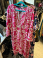 Ashley Stewart Tunica - Pink and White - 26