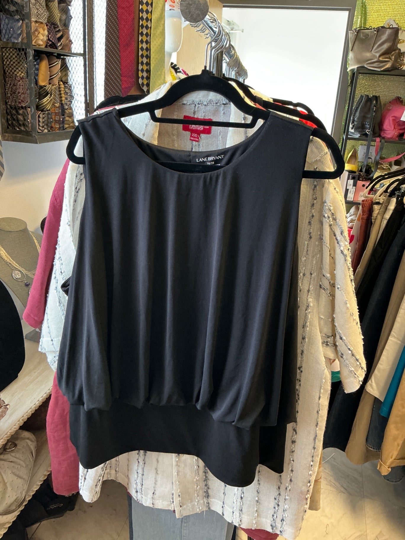 Lane Bryant Sleeveless Top - Black - 26/28