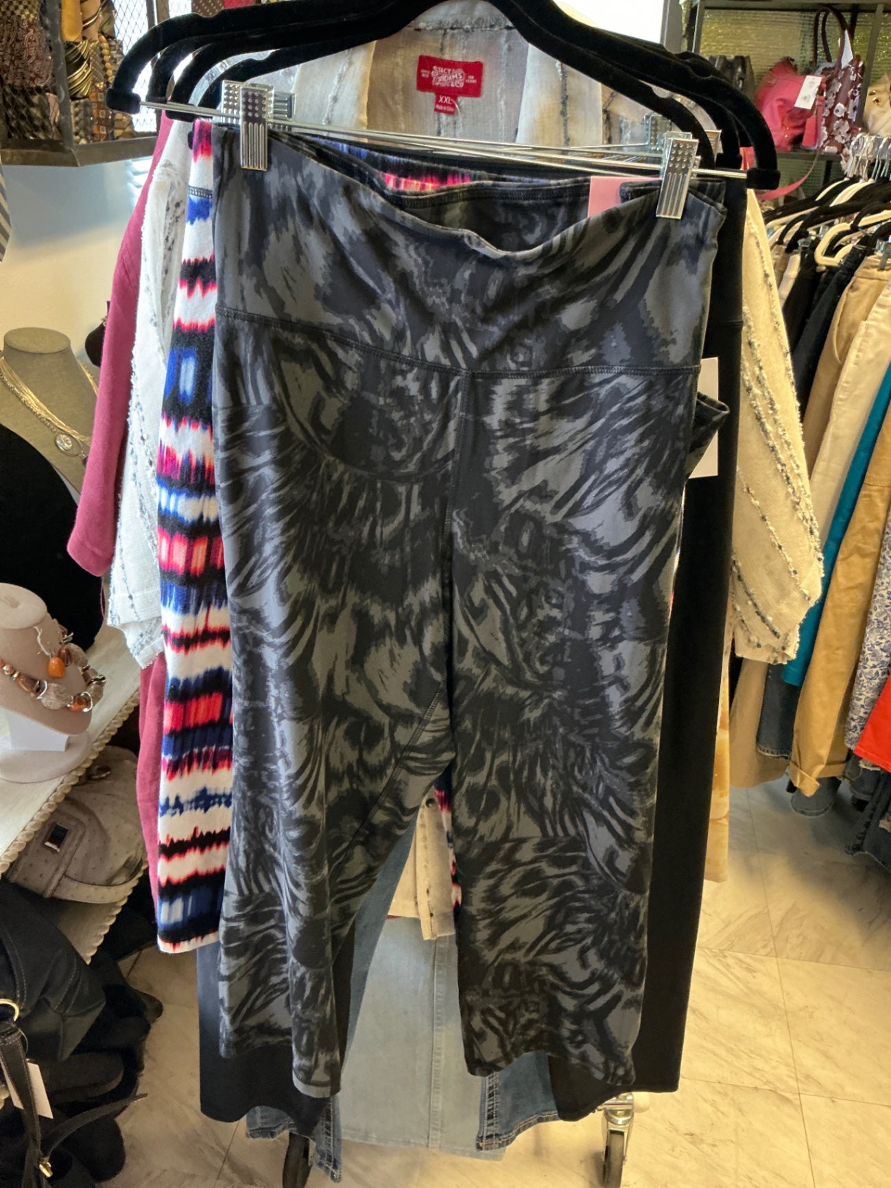 Livi Leggings - Black and Gray - 22/24
