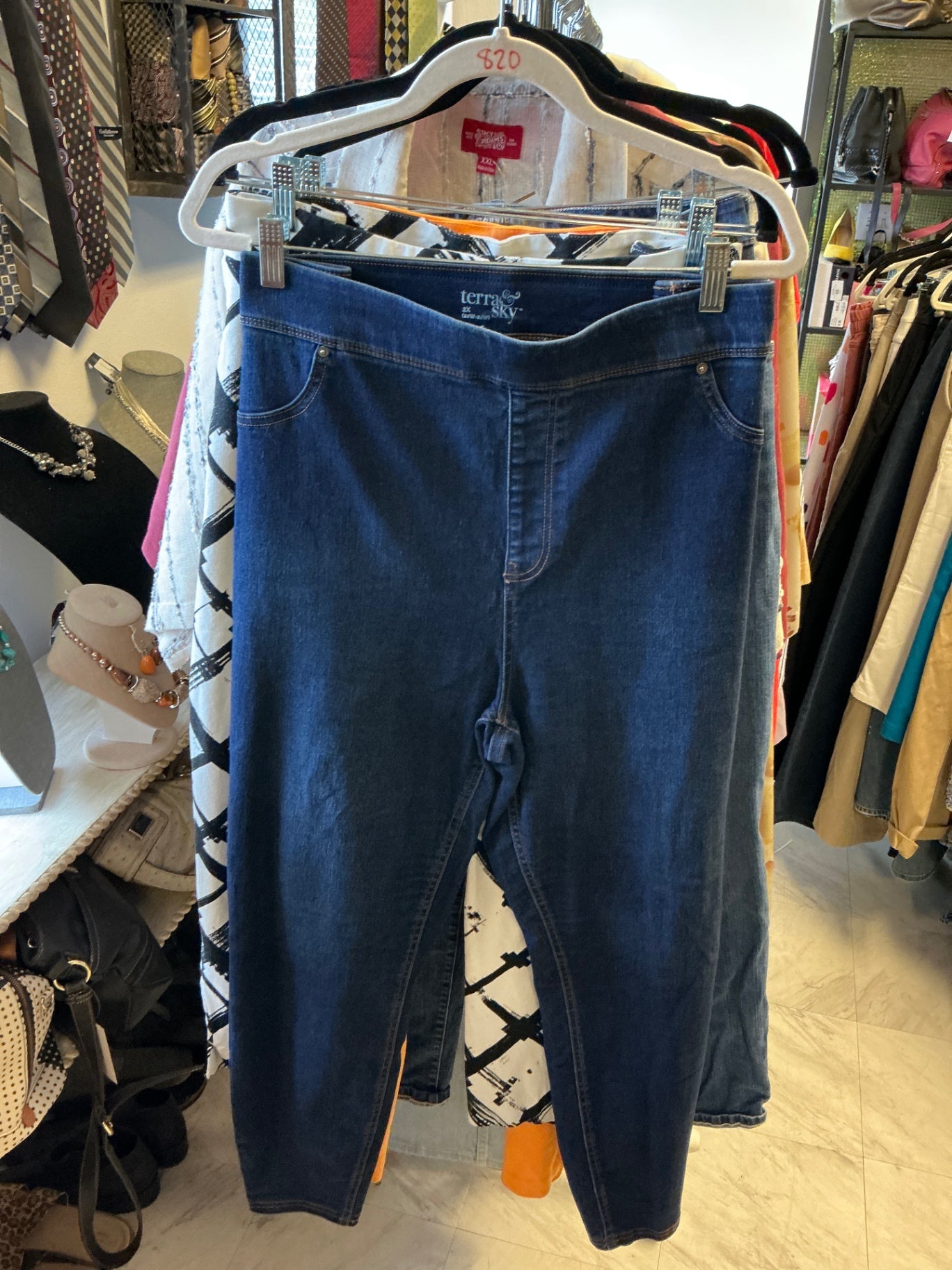 Terra & Sky Jeans - Dark Blue - 2X