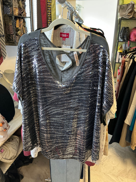 Eyeshadow Blouse - Silver/Gray -