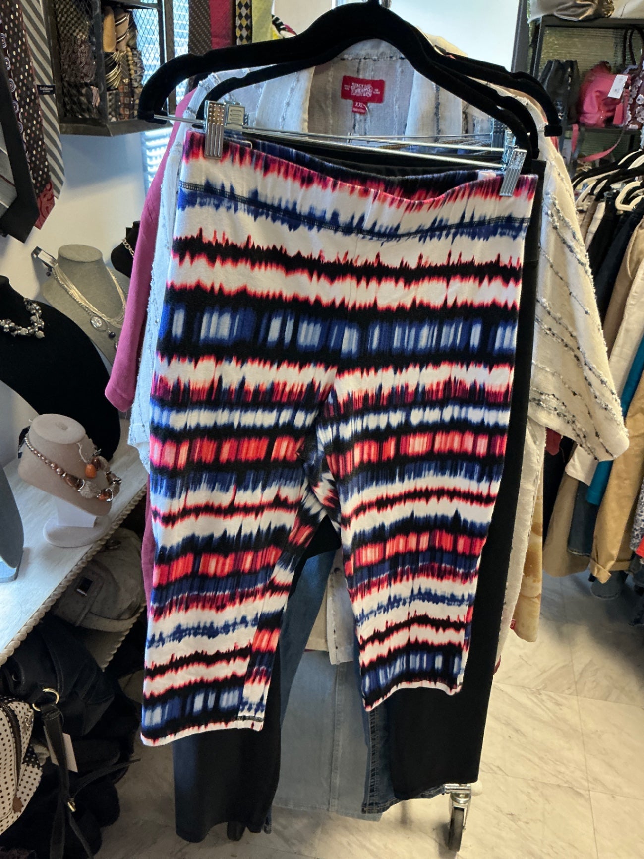 Livi Leggings - Multicolor (Red, Blue, White, Black) - 22/24