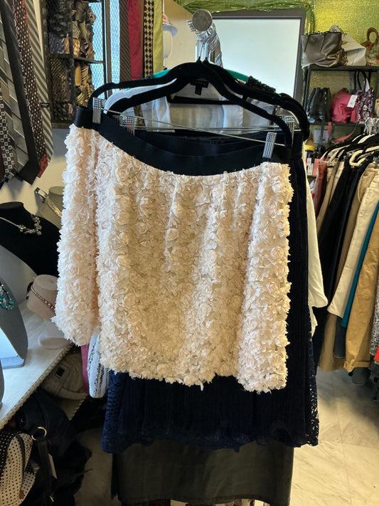 Forever 21 Blouse - Cream/Off-white - 3X