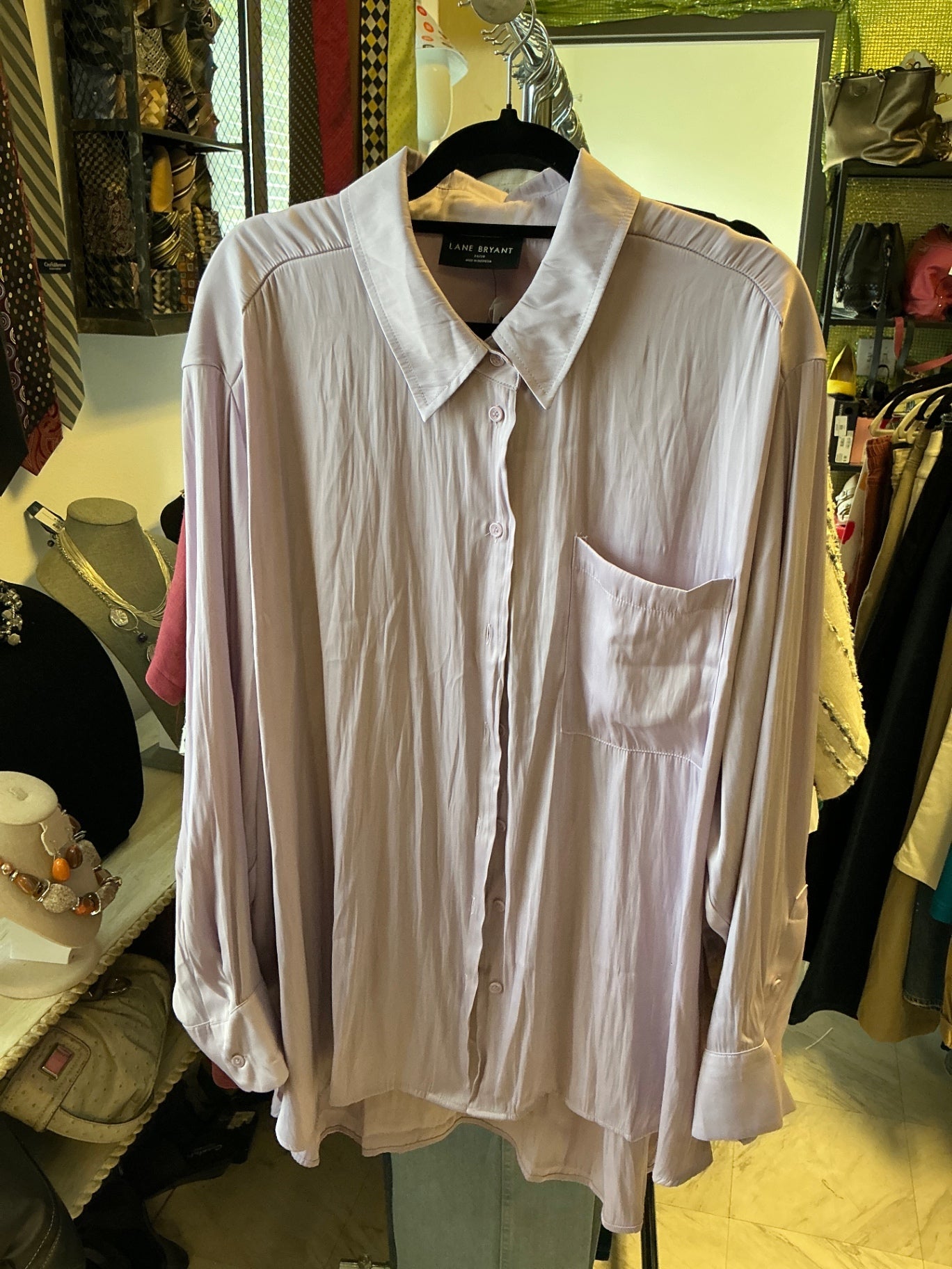 Lane Bryant Blouse - Purple - 26/28 NWT