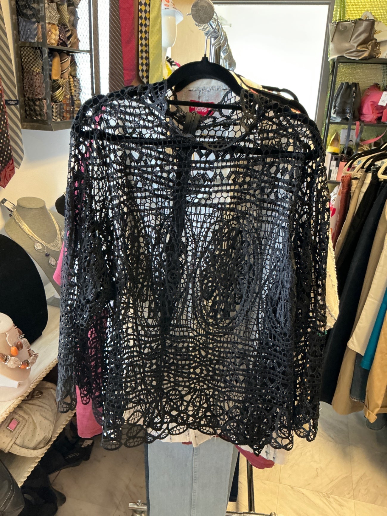 Lane Bryant Blouse - Black - 26 NWT