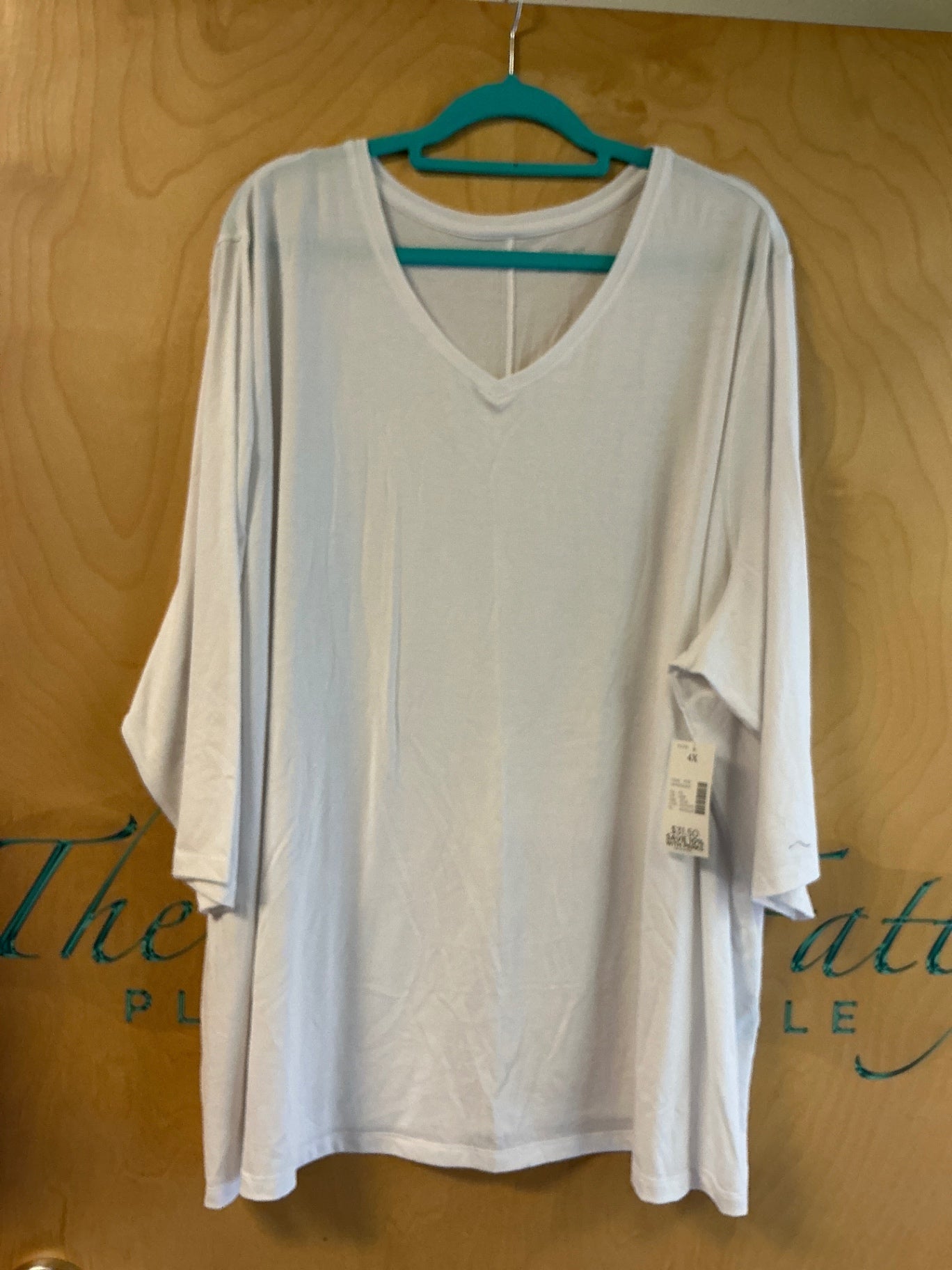 Catherine’s 3/4 Sleeve T-Shirt - White - 30/32