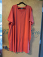 Terra & Sky T-Shirt Dress - Coral - 4X NWT
