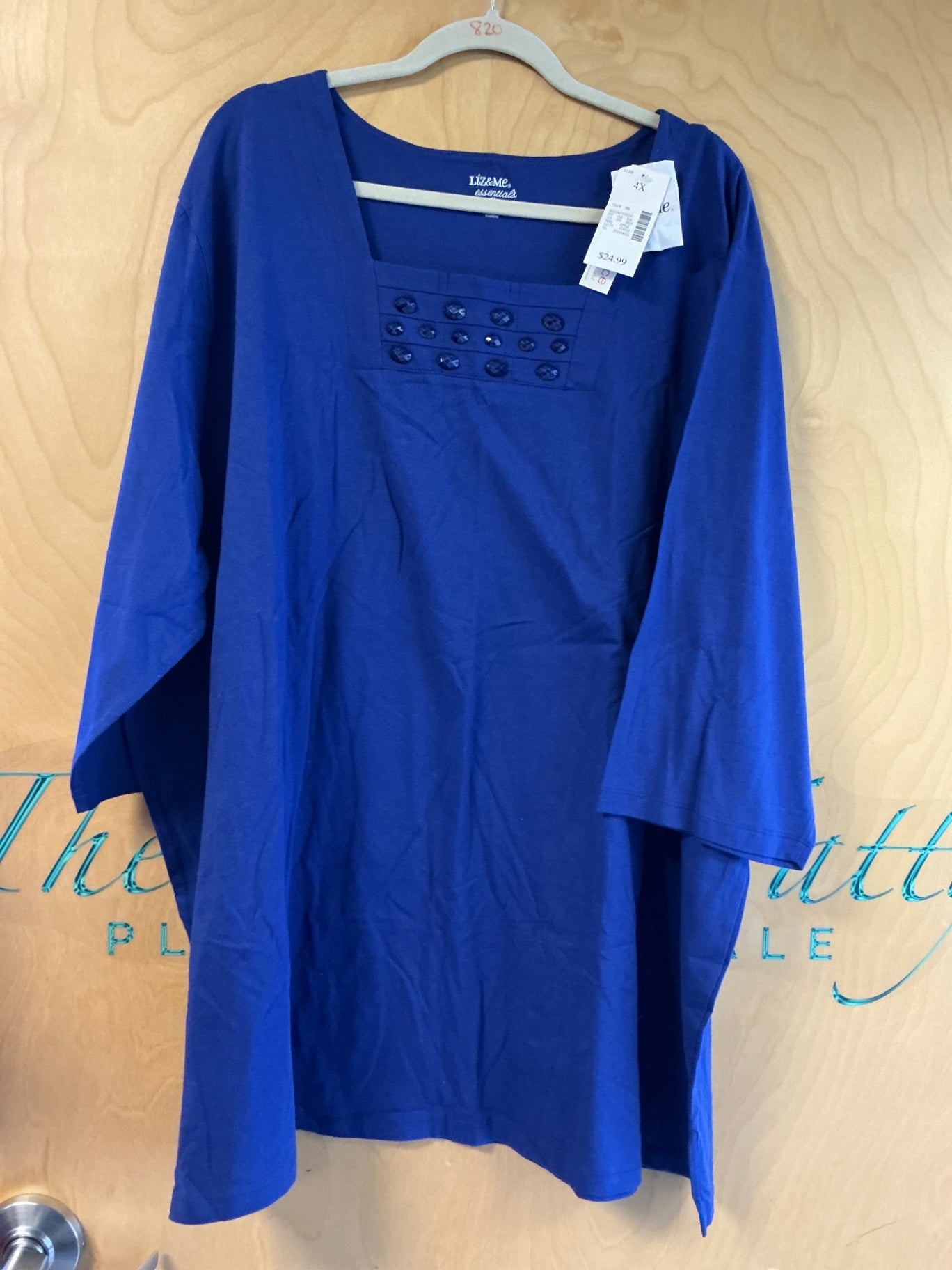 Liz & Me Blouse - Blue - 30/32
