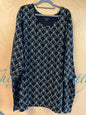 Catherines 3/4 Sleeve T-Shirt - Black and white - 34/36 NWT