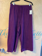 Terra & Sky Lounge Capris - Purple - 5X 32/34 NWT