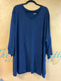 Catherines 3/4 Sleeve T-Shirt - Navy Blue - 30/32