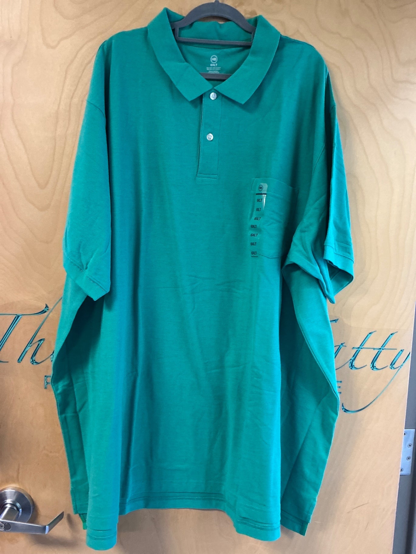 Harbor Bay Polo Shirt - Teal - 6XLT