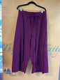 Terra & Sky Lounge Capris - Maroon - 4X 28/30 NWT