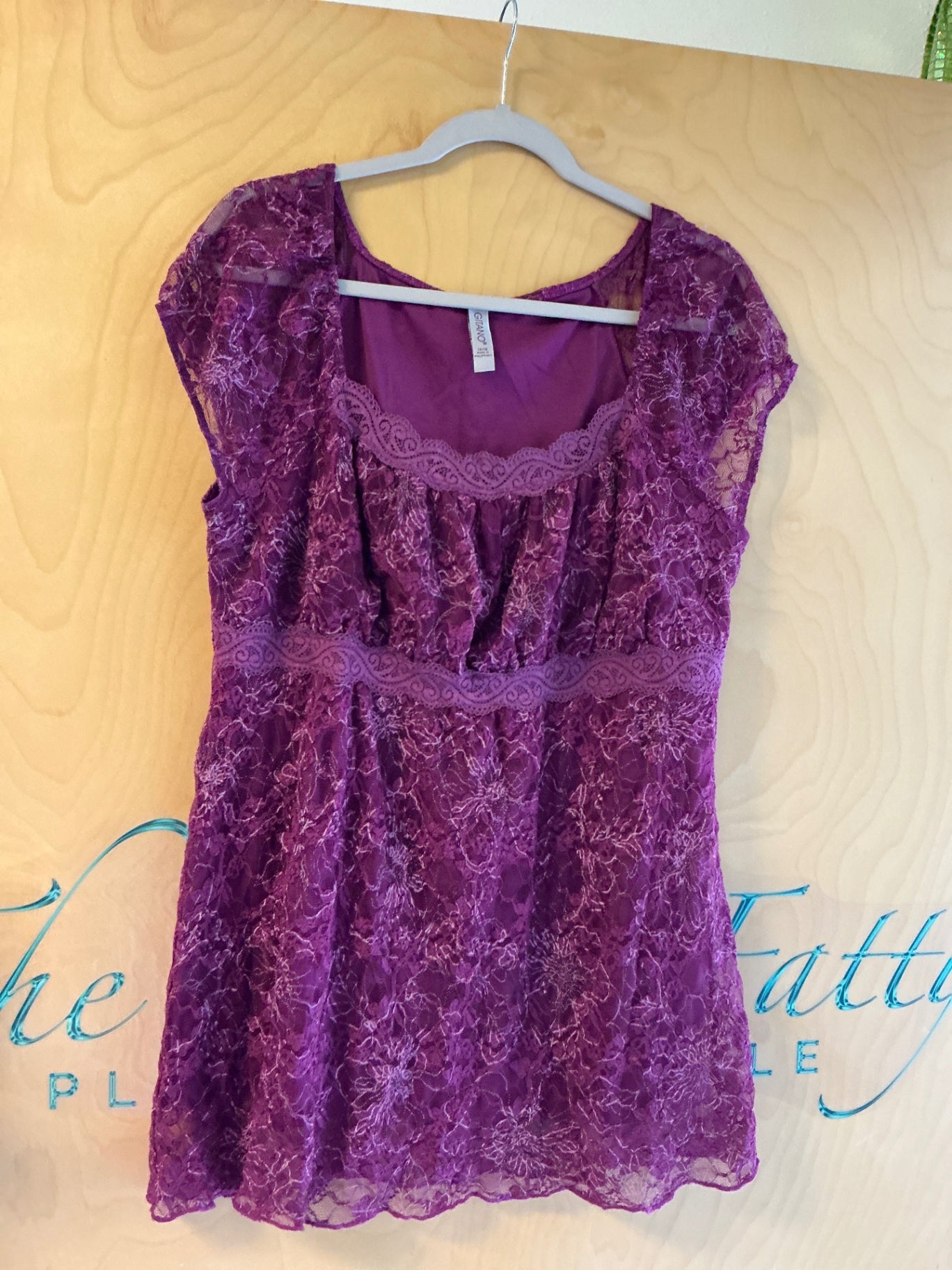 Gitano Sleeveless Blouse - Purple - 14/16