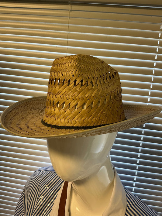 Straw Cowboy Hat - Natural - O/S