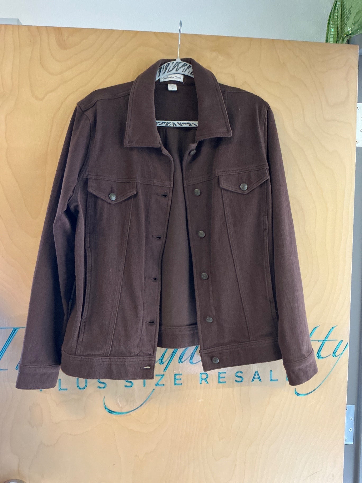 Coldwater Creek Jacket - Brown - 1X