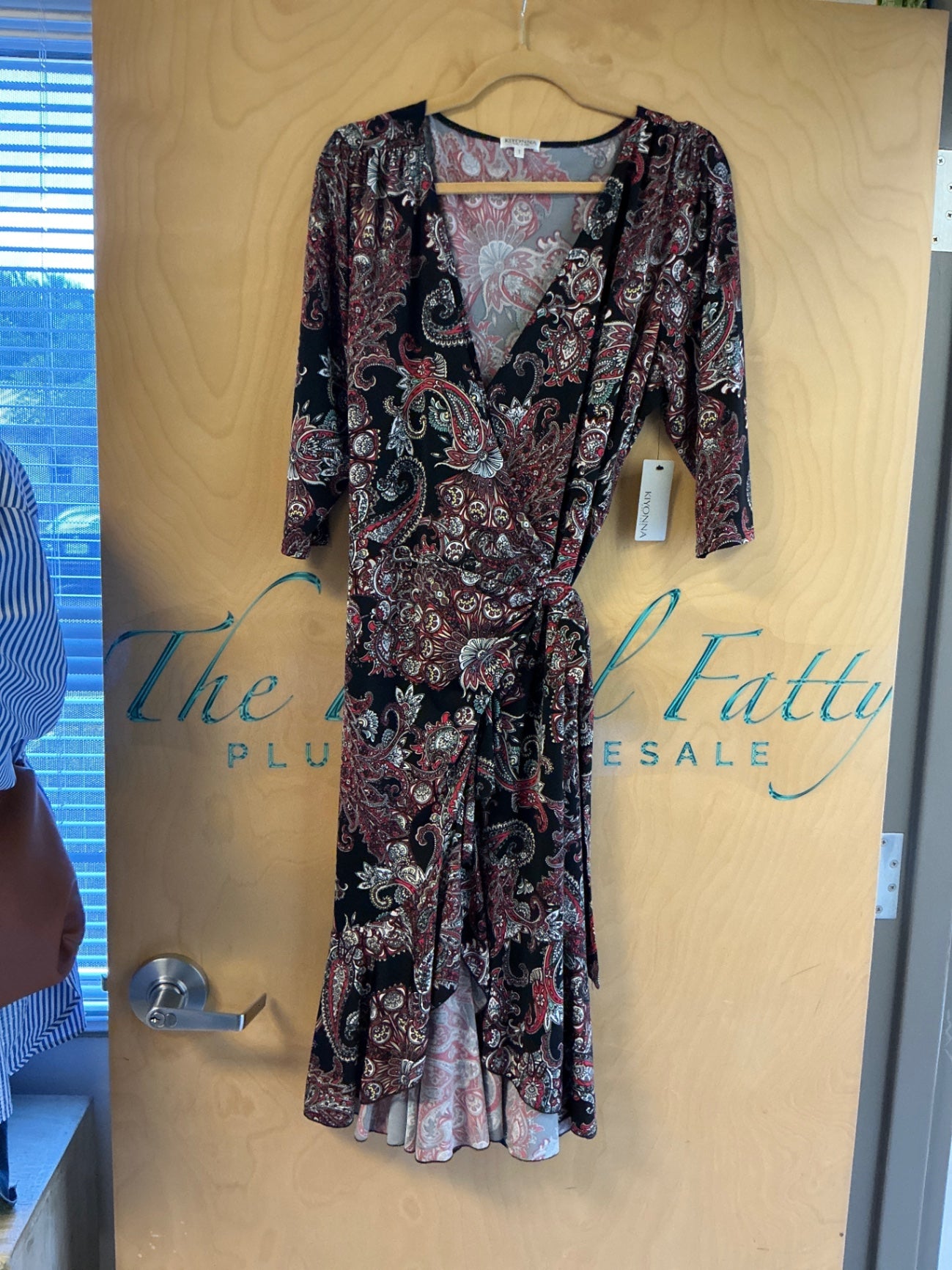 Kiyonna Wrap Dress - Multicolored - 1 NWT