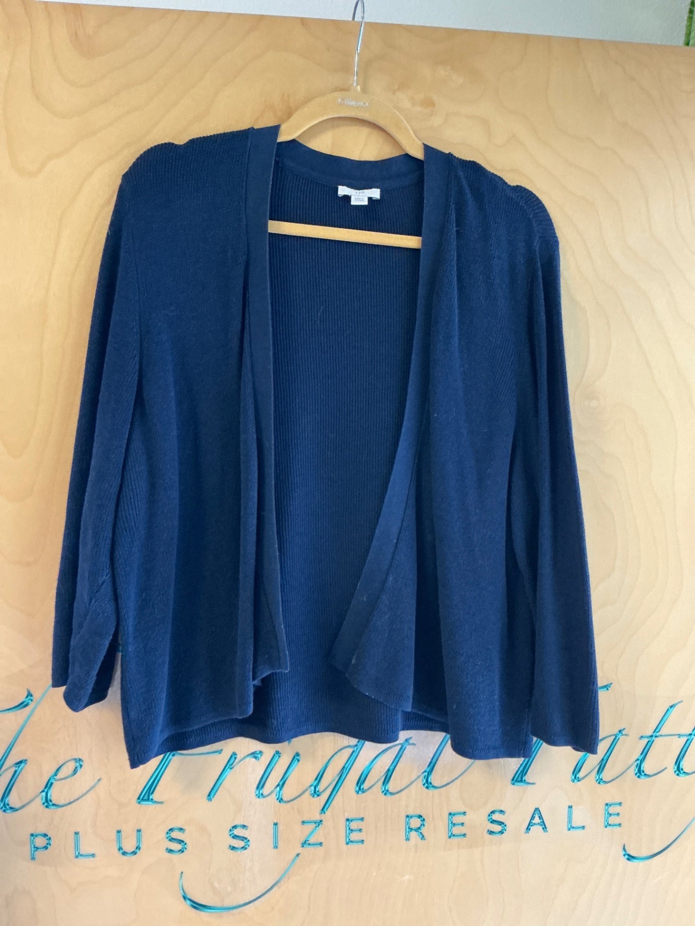 jill Cardigan - Dark Blue - 1X