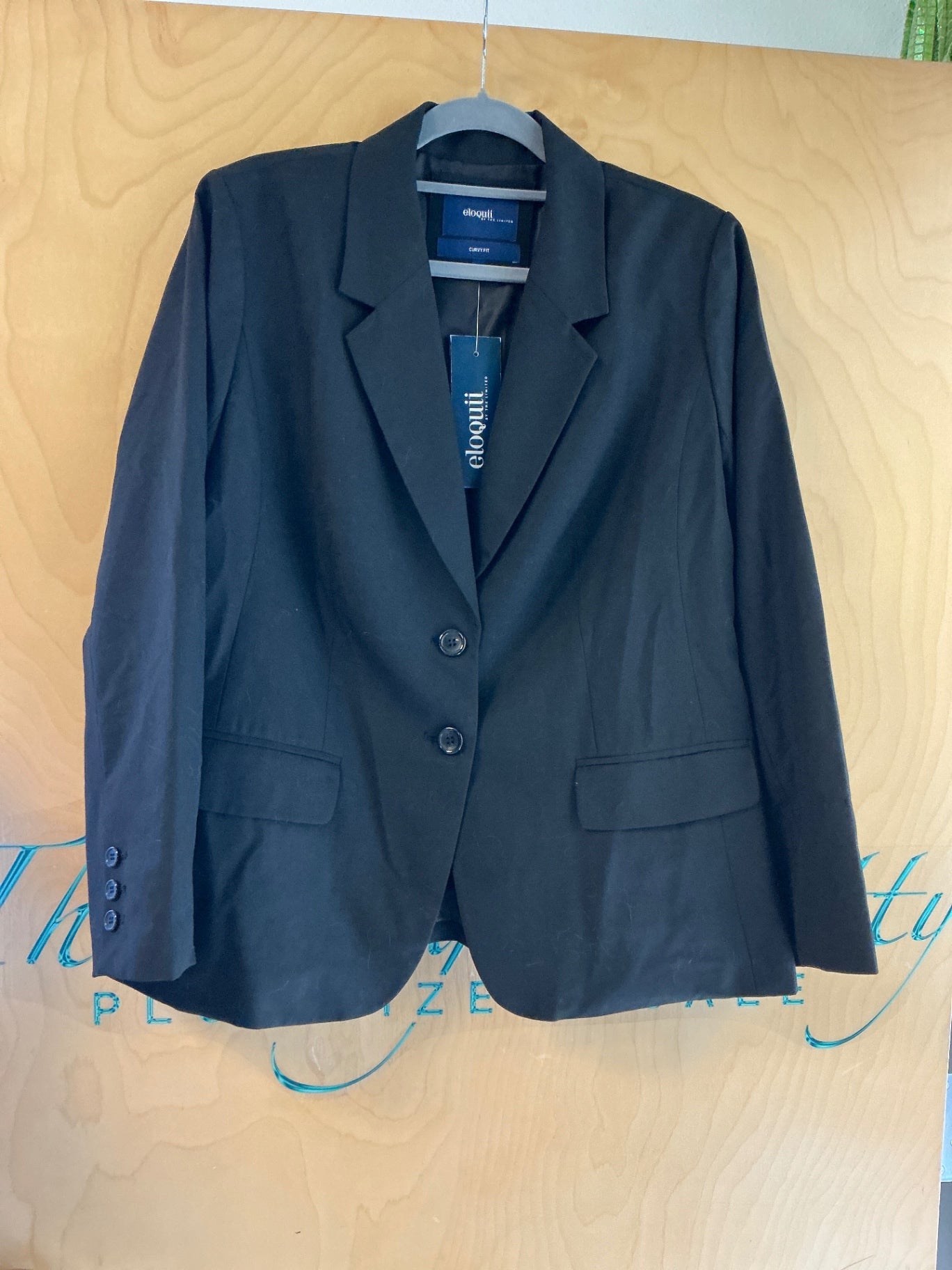 eloquii Blazer - Black - 16W NWT