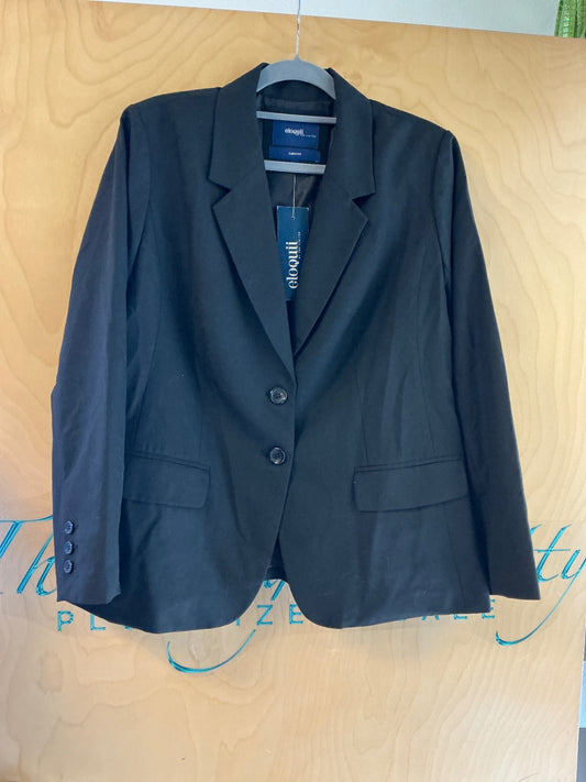 eloquii Blazer - Black - 16W NWT