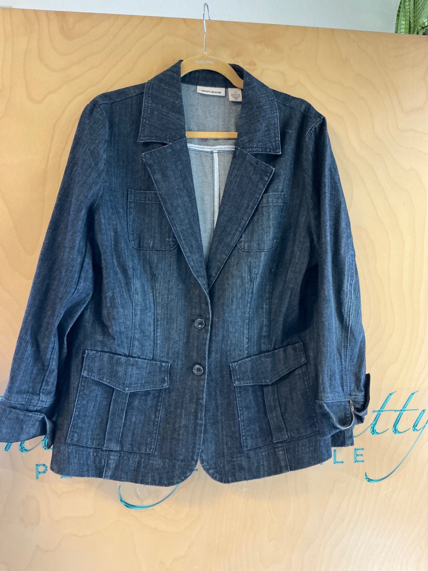 DKNY Jeans Denim Blazer - Dark blue - 16