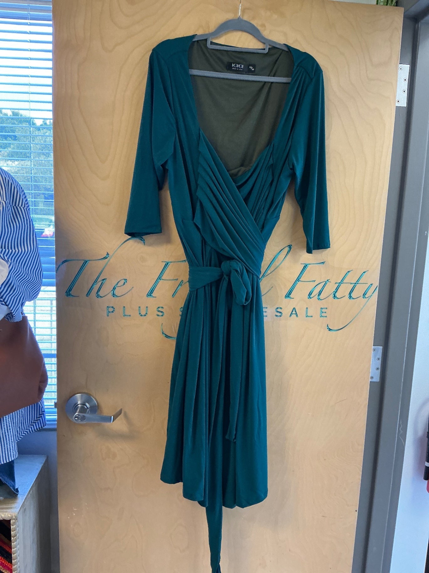 IGIGI Wrap Dress - Teal - 18/20
