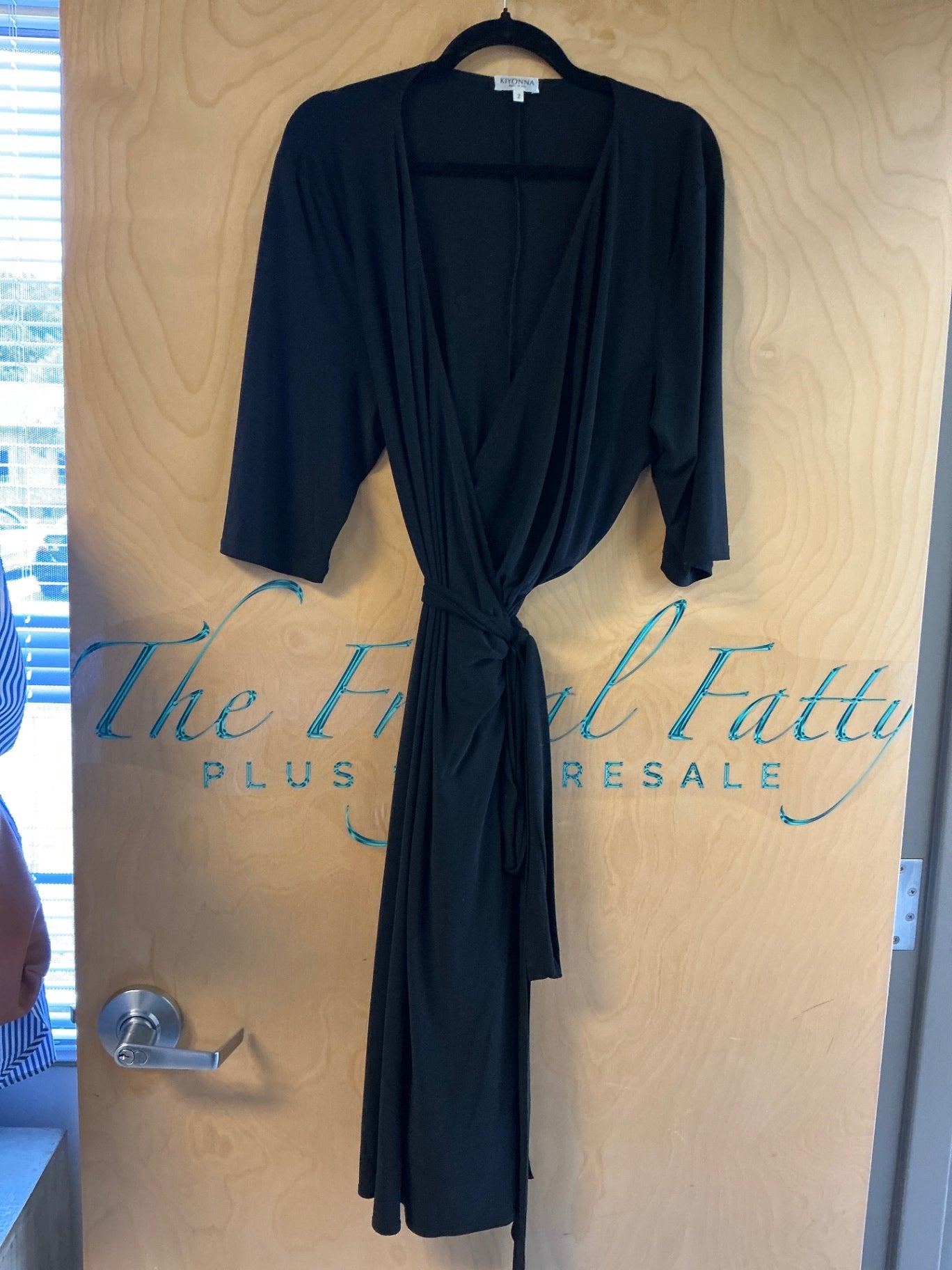 KIYONNA Wrap Dress - Black - 2