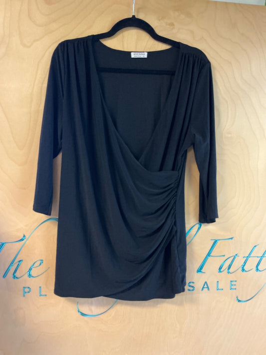 KIYONNA Blouse - Black - 0X