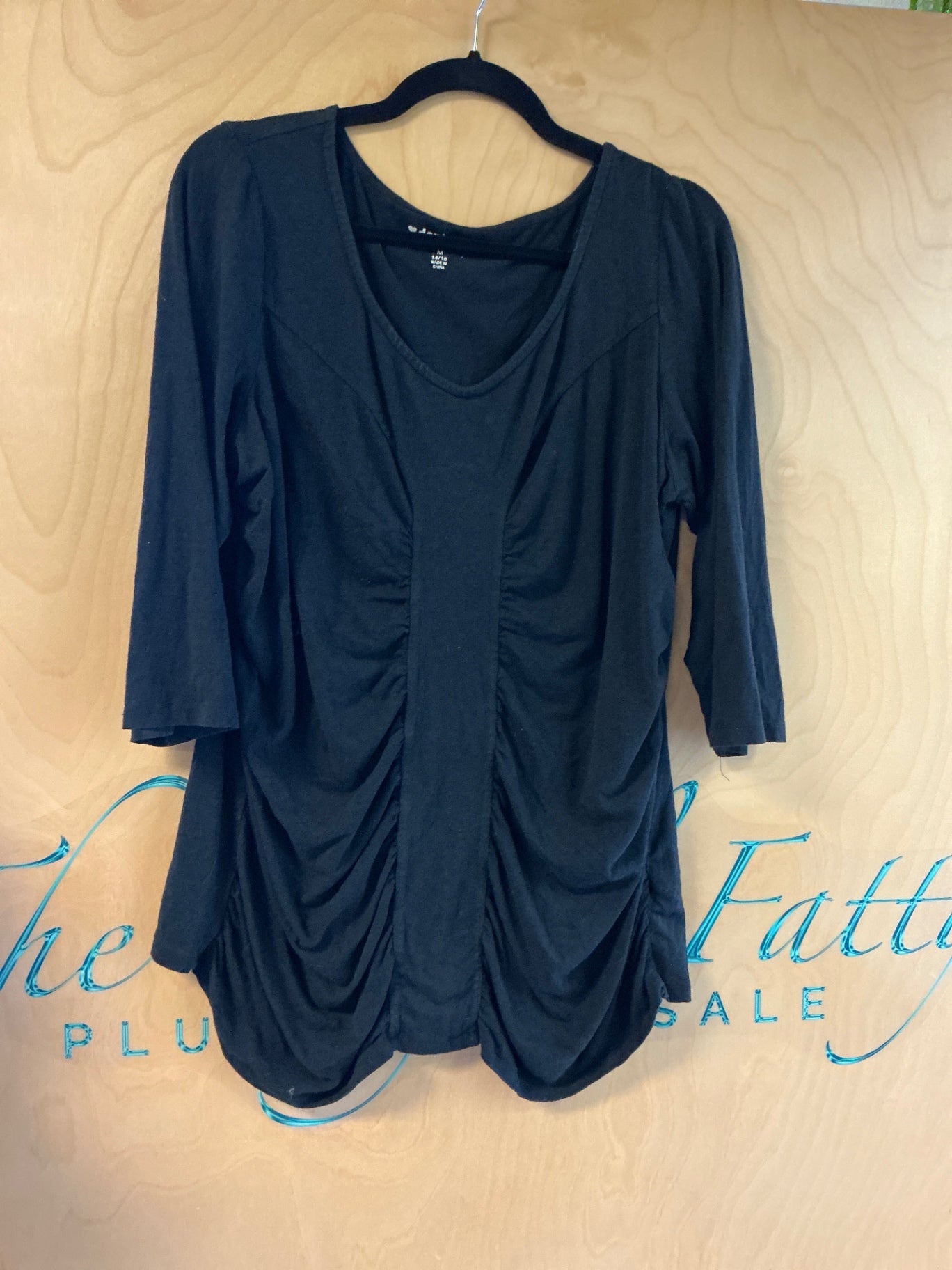 Denim 24/7 Blouse - Black - 14/16