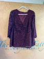 Lane Bryant Blouse - Purple - 14
