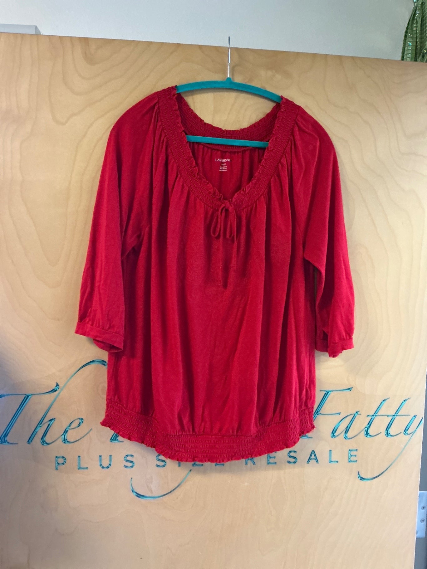 Lane Bryant Blouse - Red - 14/16