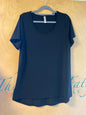 LuLaRoe T-Shirt - Black - XL NWOT
