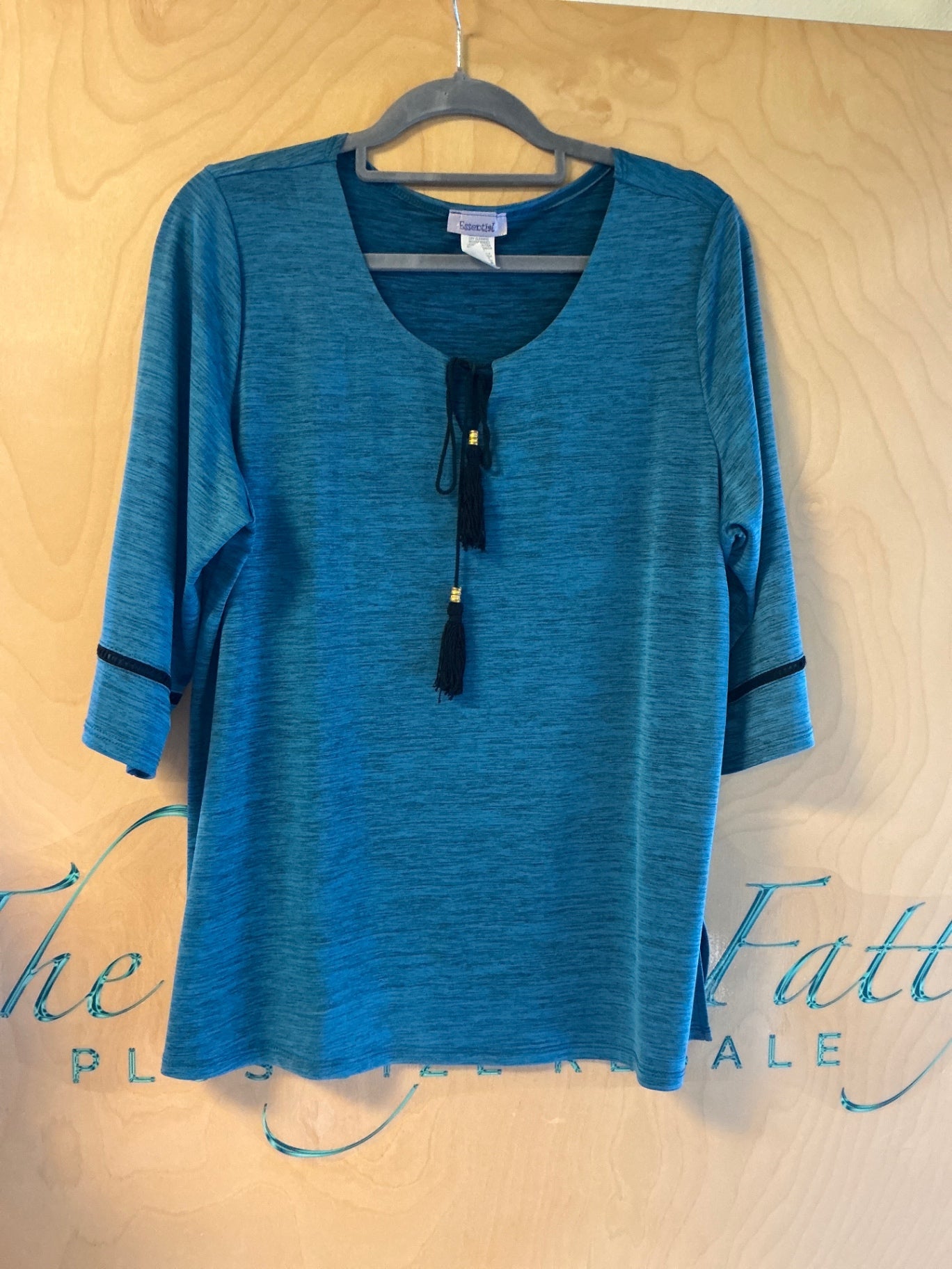 Essential Blouse - Blue - 1X