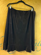 Maggie Sweet Skirt - Brown Velvet - 1X