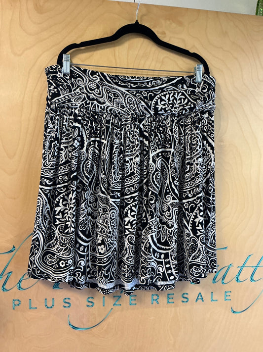 Lane Bryant Skirt - Black and white - 14/16