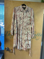 TORRID Dress - Beige with pink, black, and white marbled pattern - 1