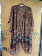 Fourteenth Place Kimono - Brown - L-2XL