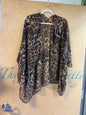 Poncho - Brown and black - O/S