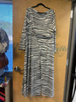 Dress - Zebra Print - 2X-3X